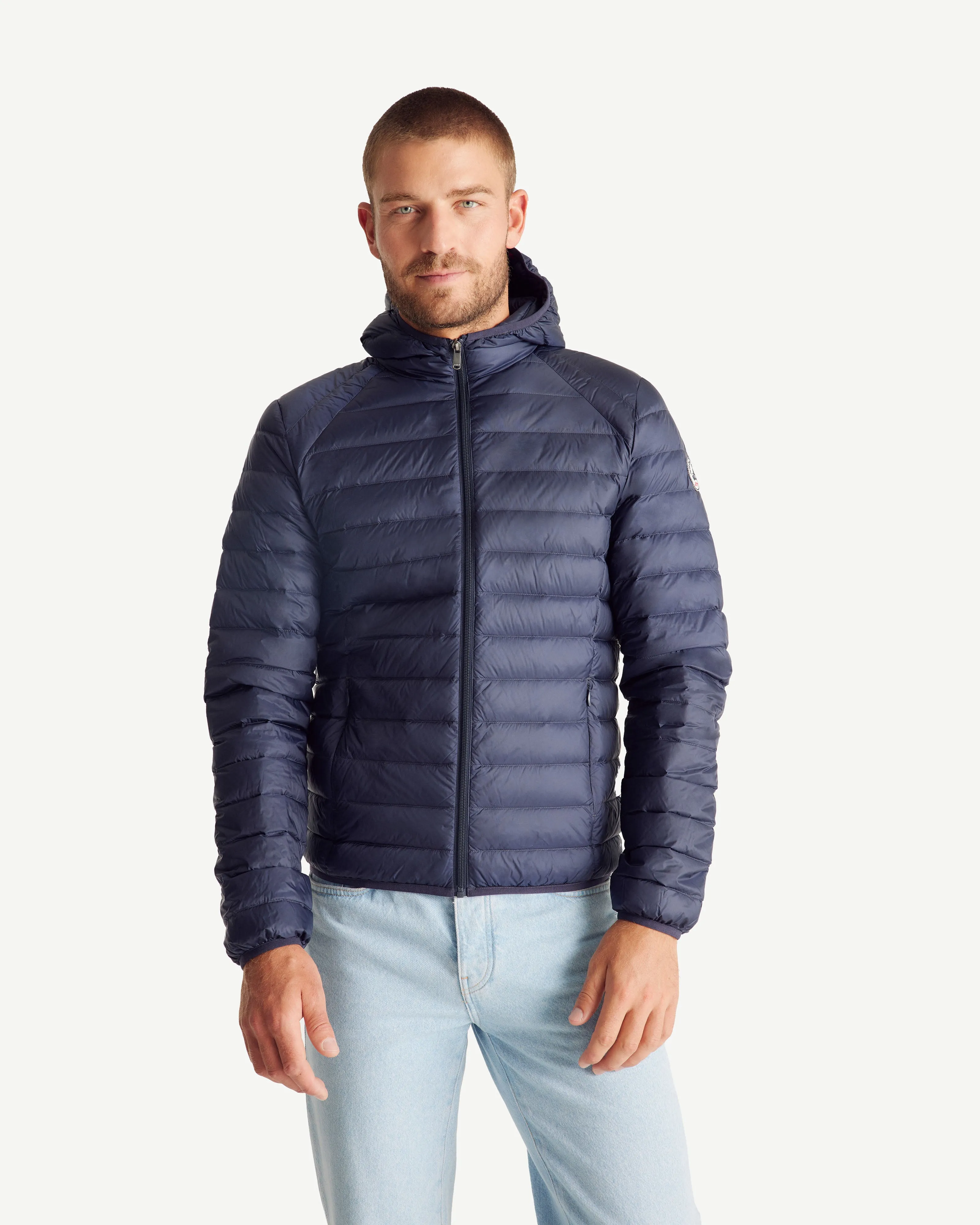 Navy Lightweight down jacket Nico