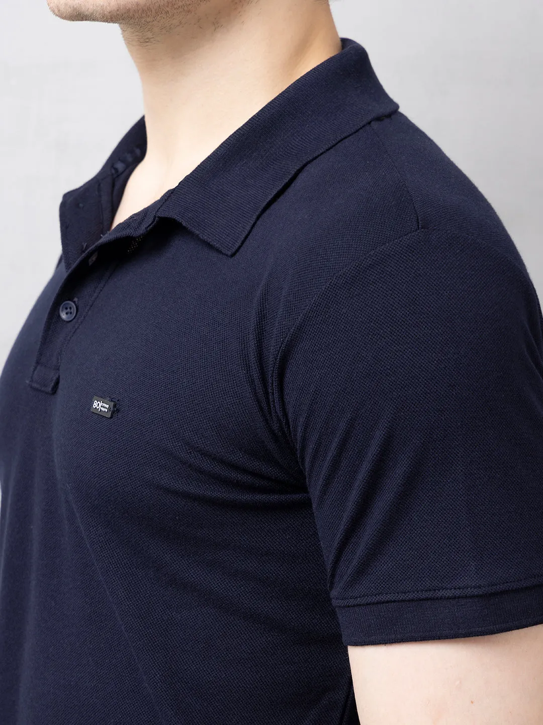 Navy Plain T-Shirt