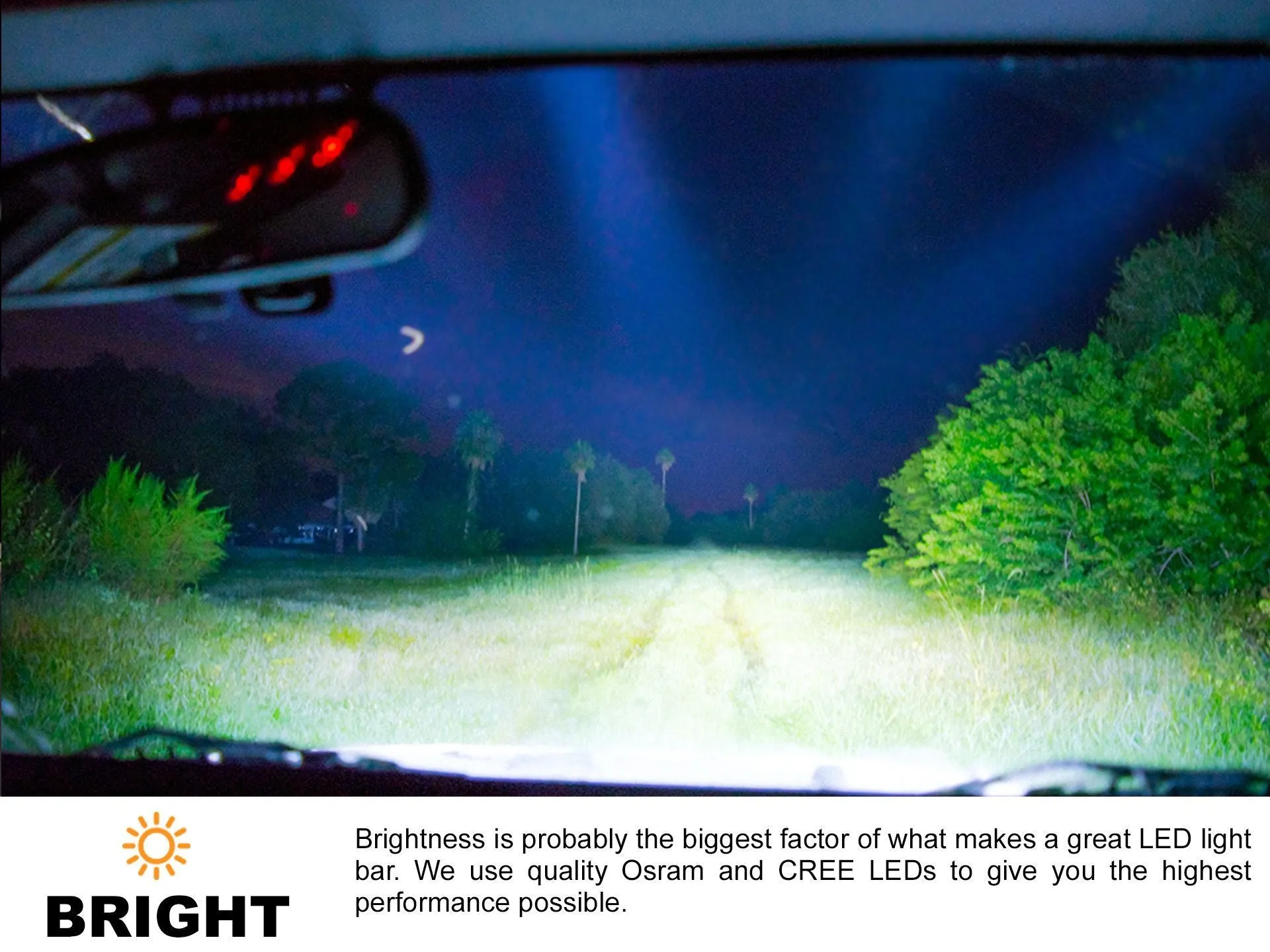 New - 20 Inch Curved Green LED Hog Hunting LED Light Bar - Combo Optics - Black Oak LED Pro Series 3.0