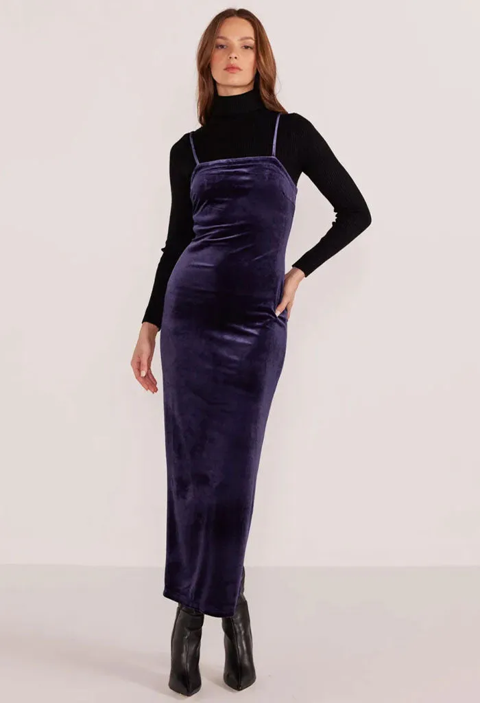 Nisha Velvet Midi Dress