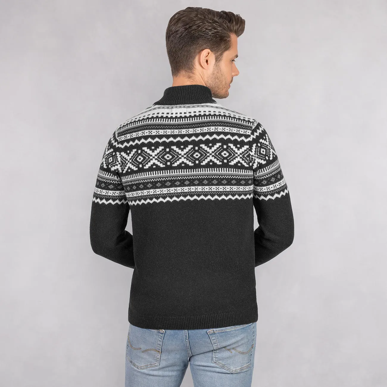 Nordic Sweater Zip Men