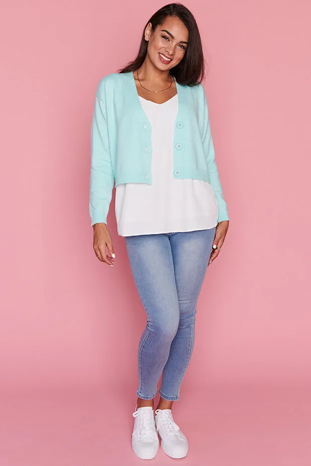 Norma Mint Cardi