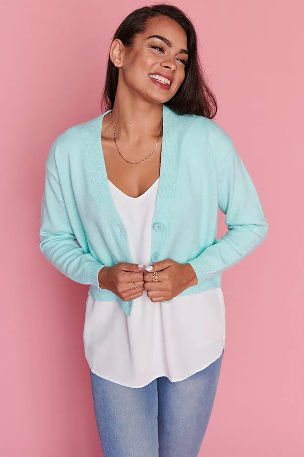 Norma Mint Cardi