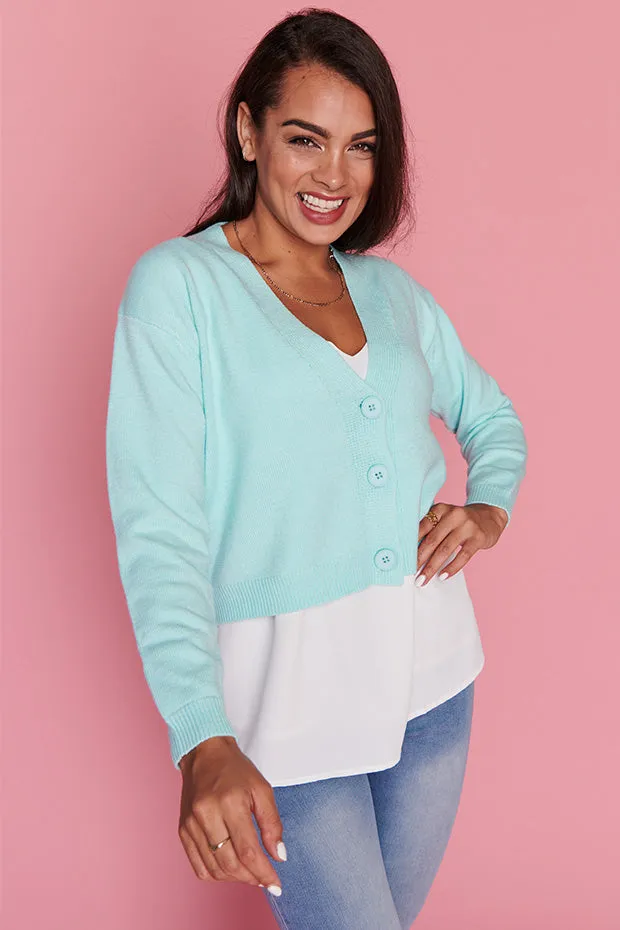 Norma Mint Cardi