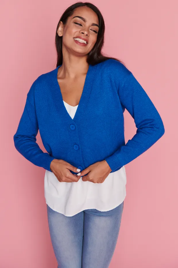 Norma Moon Blue Cardi