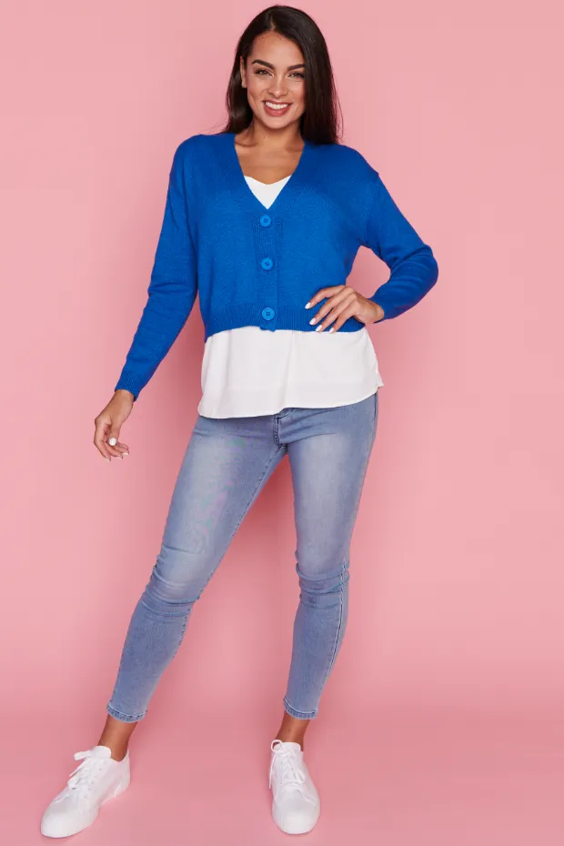 Norma Moon Blue Cardi