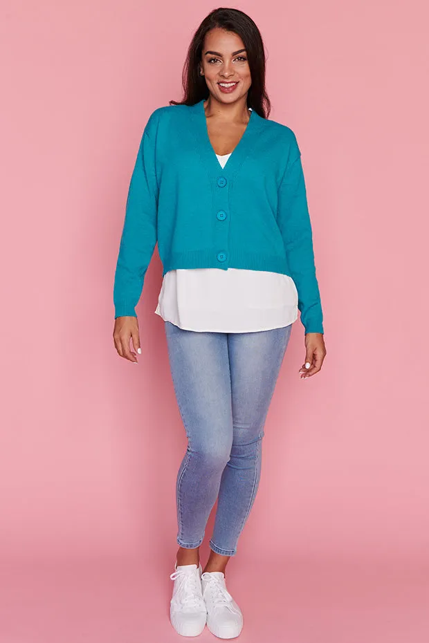 Norma Ocean Green Cardi