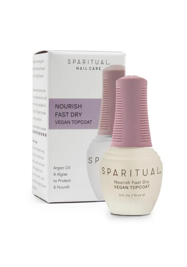 Nourish Fast Dry Vegan Topcoat | Sparitual