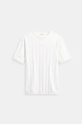 Old Money Classic Heavy O-Neck Striped T-Shirt