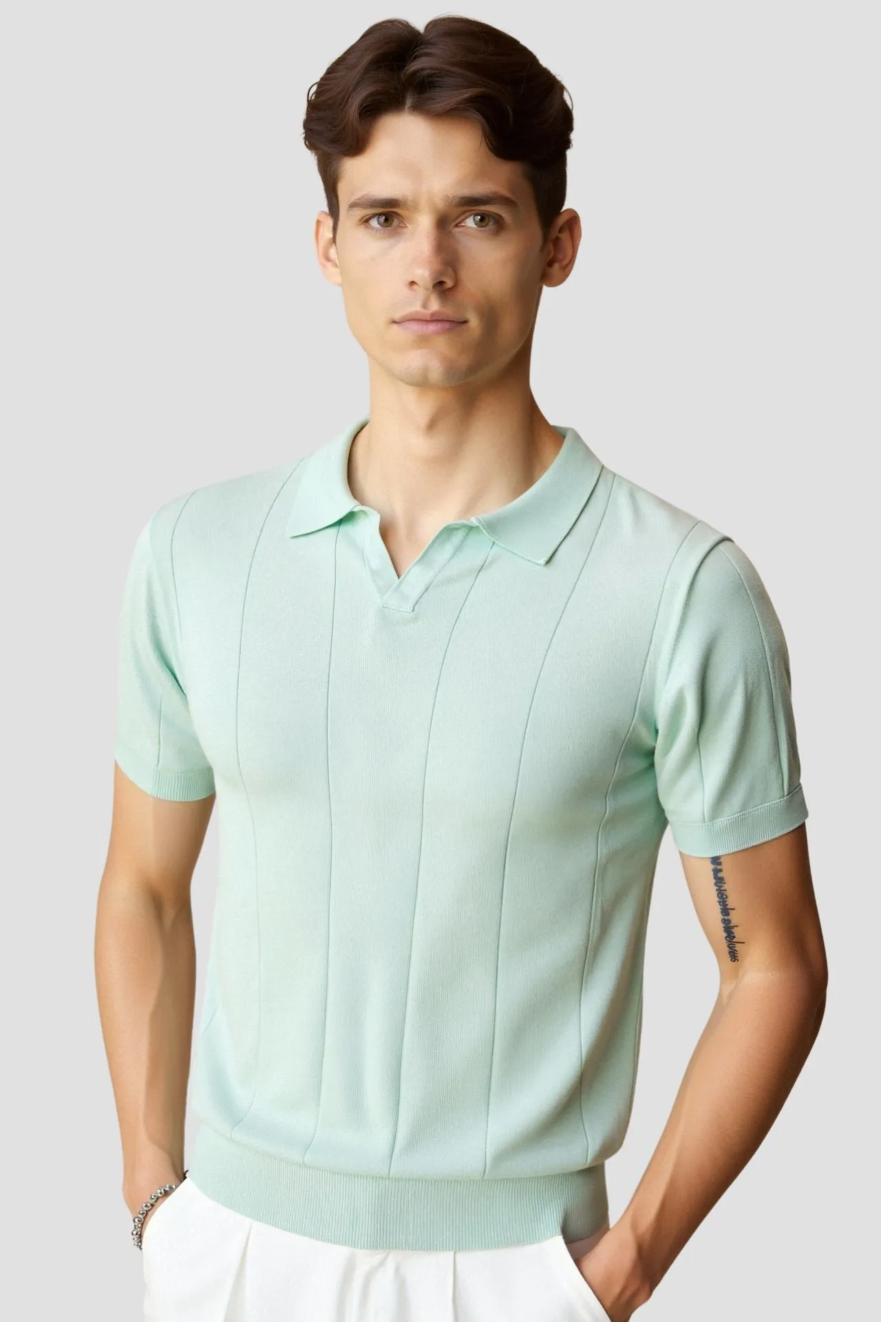 Old Money Linear Polo T-Shirt