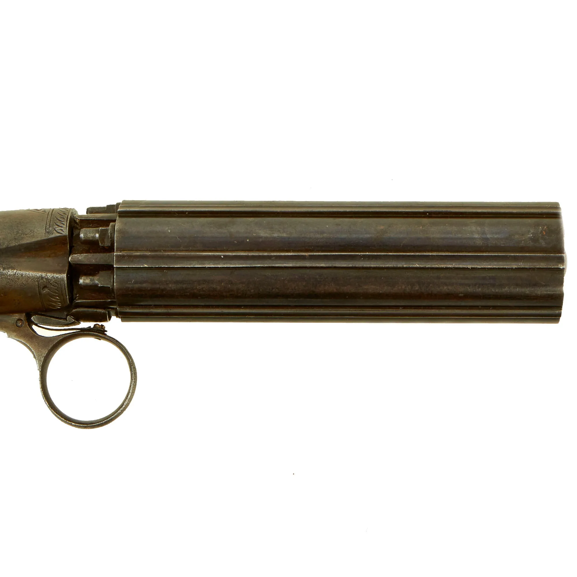 Original 19th Century U.S. Manufactured J.R. Cooper Style Underhammer Pepperbox Percussion Revolver - circa 1850