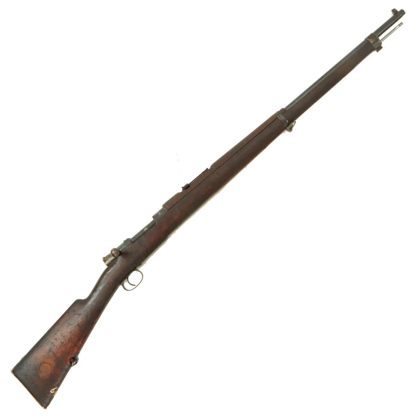 Original Antique Brazilian M1894 Mauser 7×57mm Infantry Rifle by F.N. Herstal in Belgium - Matching Serial I5355