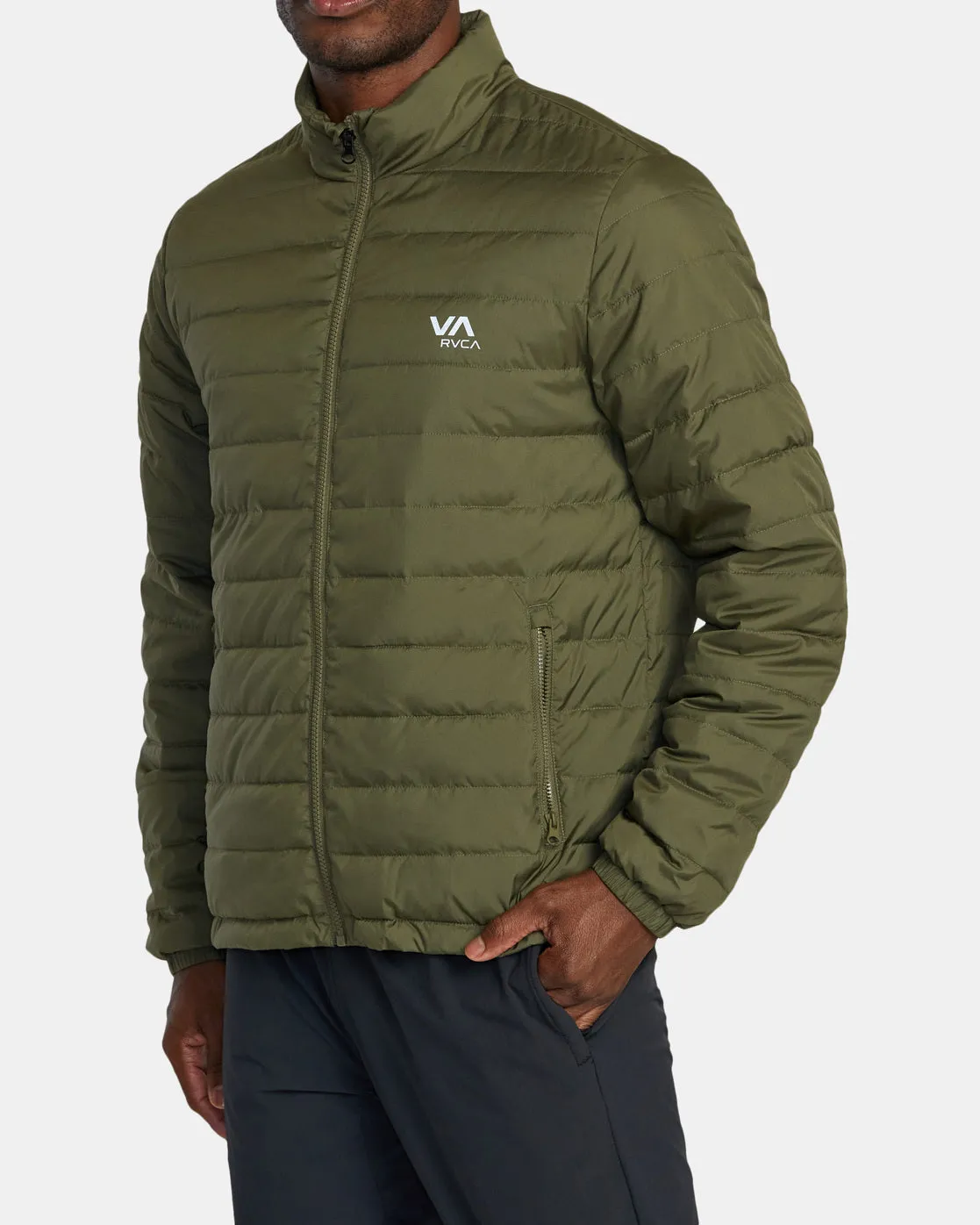 Packable Puffa Jacket - Army