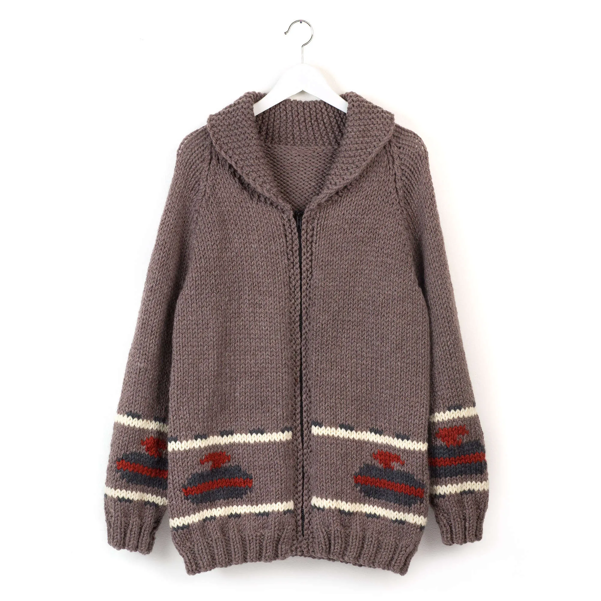 Patons Knit Curling Sweater