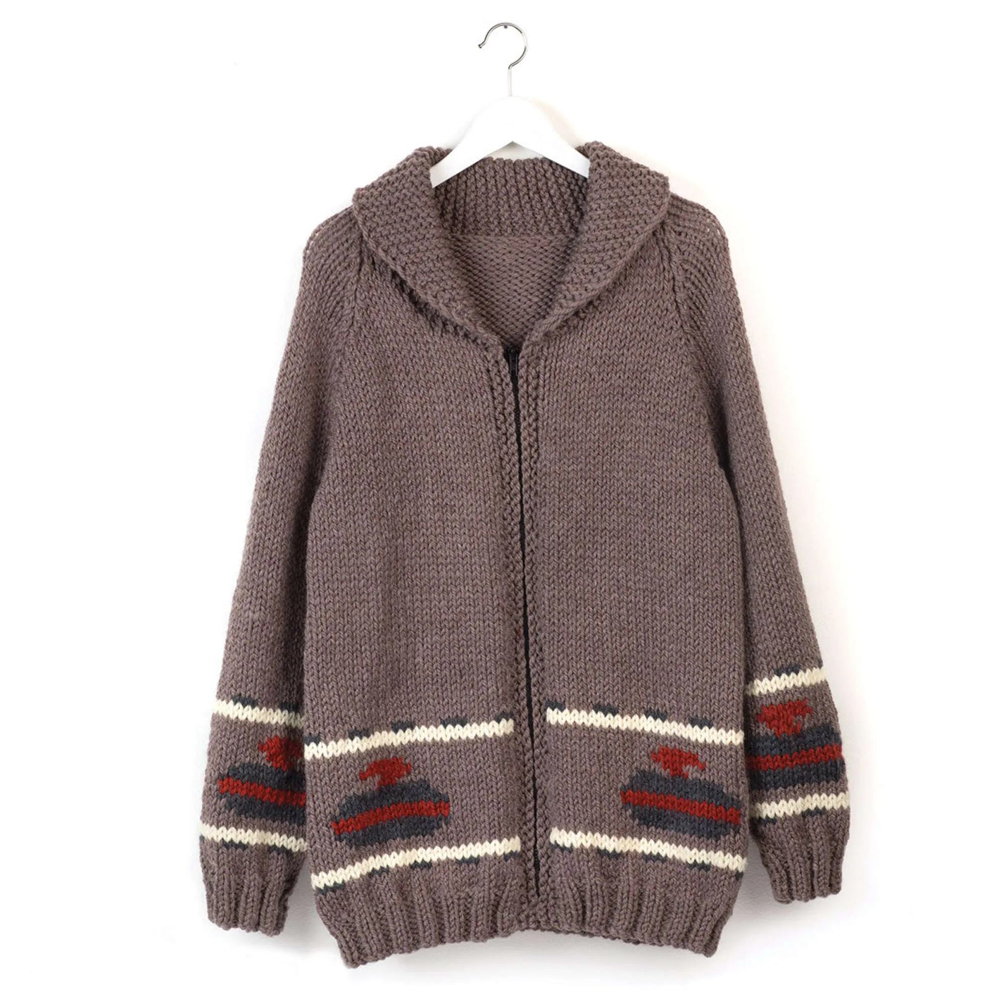 Patons Knit Curling Sweater