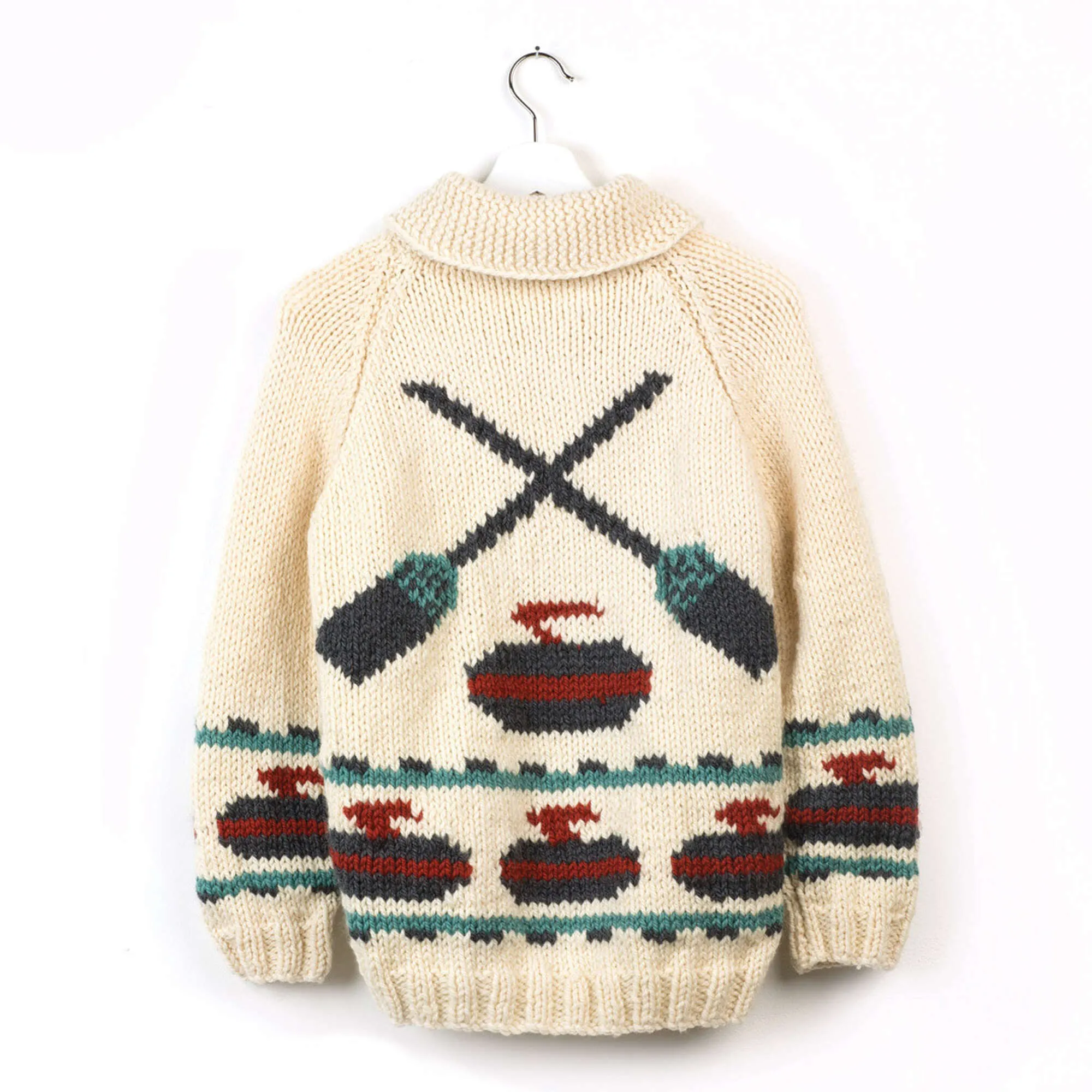 Patons Knit Curling Sweater