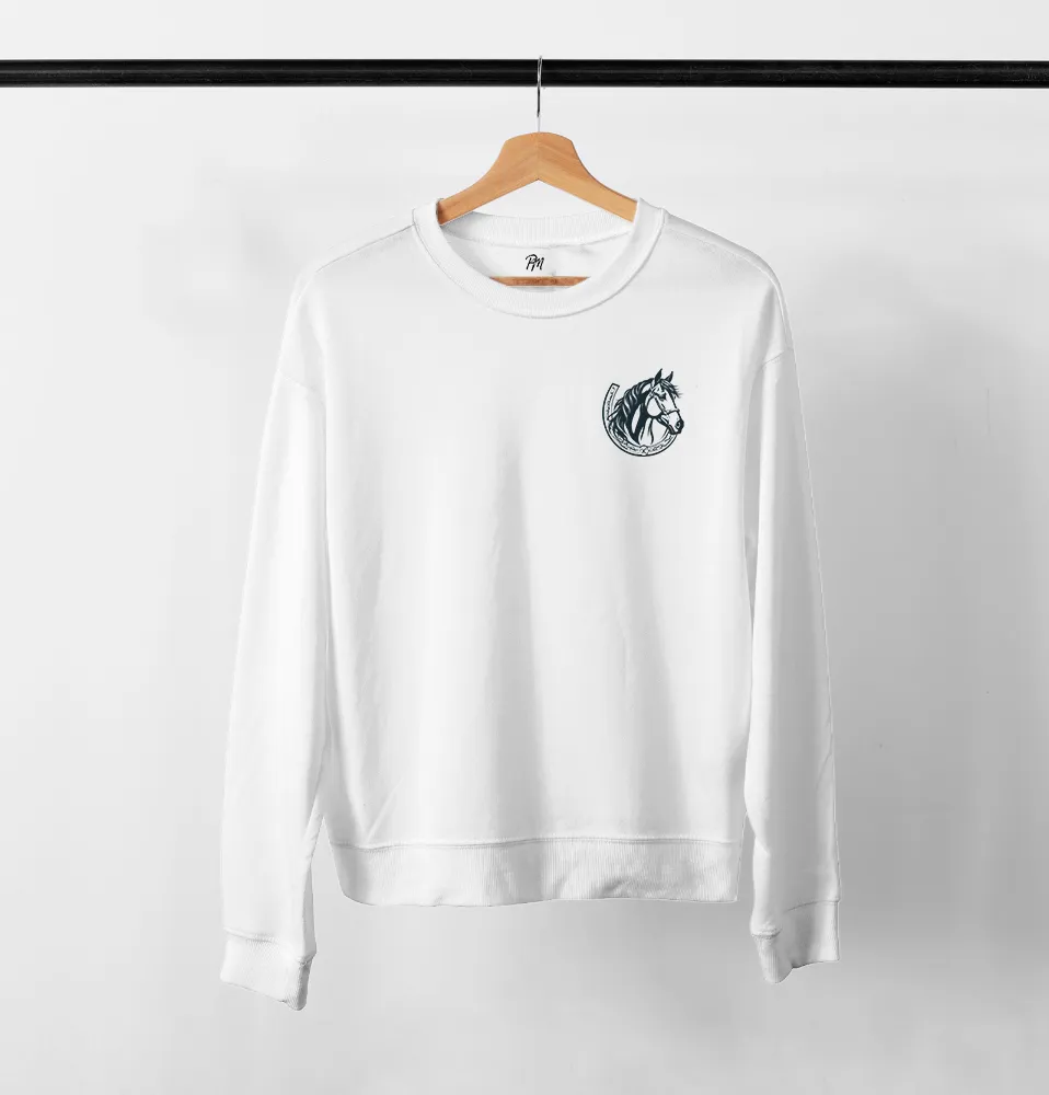 Paul Malone Horseshoe Crewneck Sweater