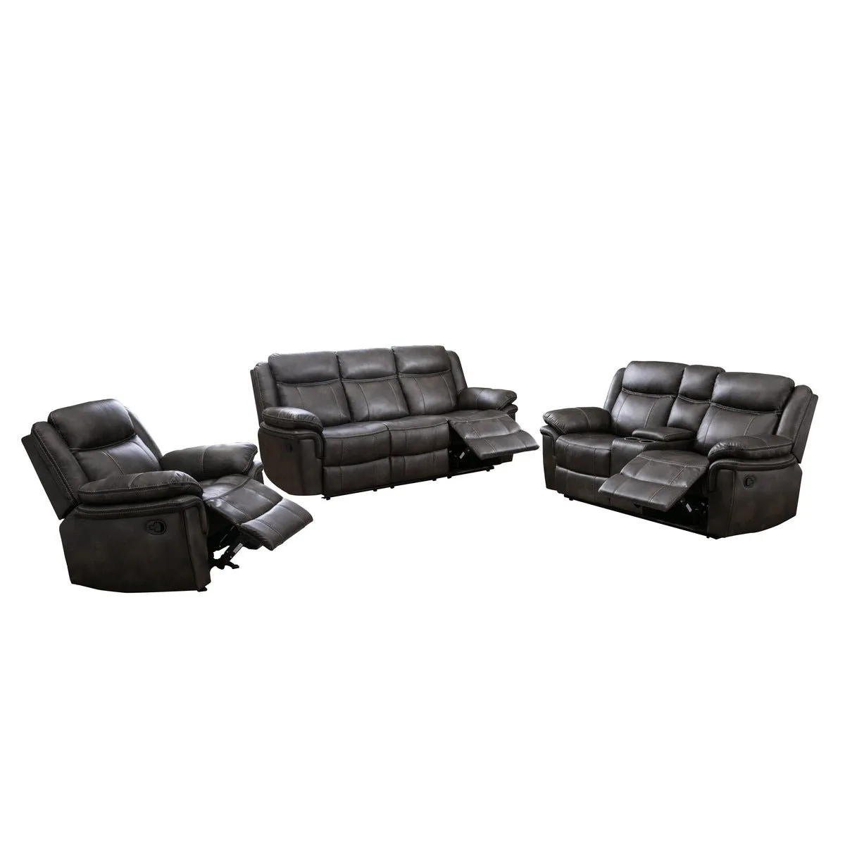 Peabody Grey Rocker Recliner