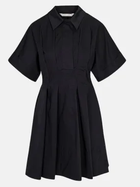 Poplin Waisted Shirt Dress