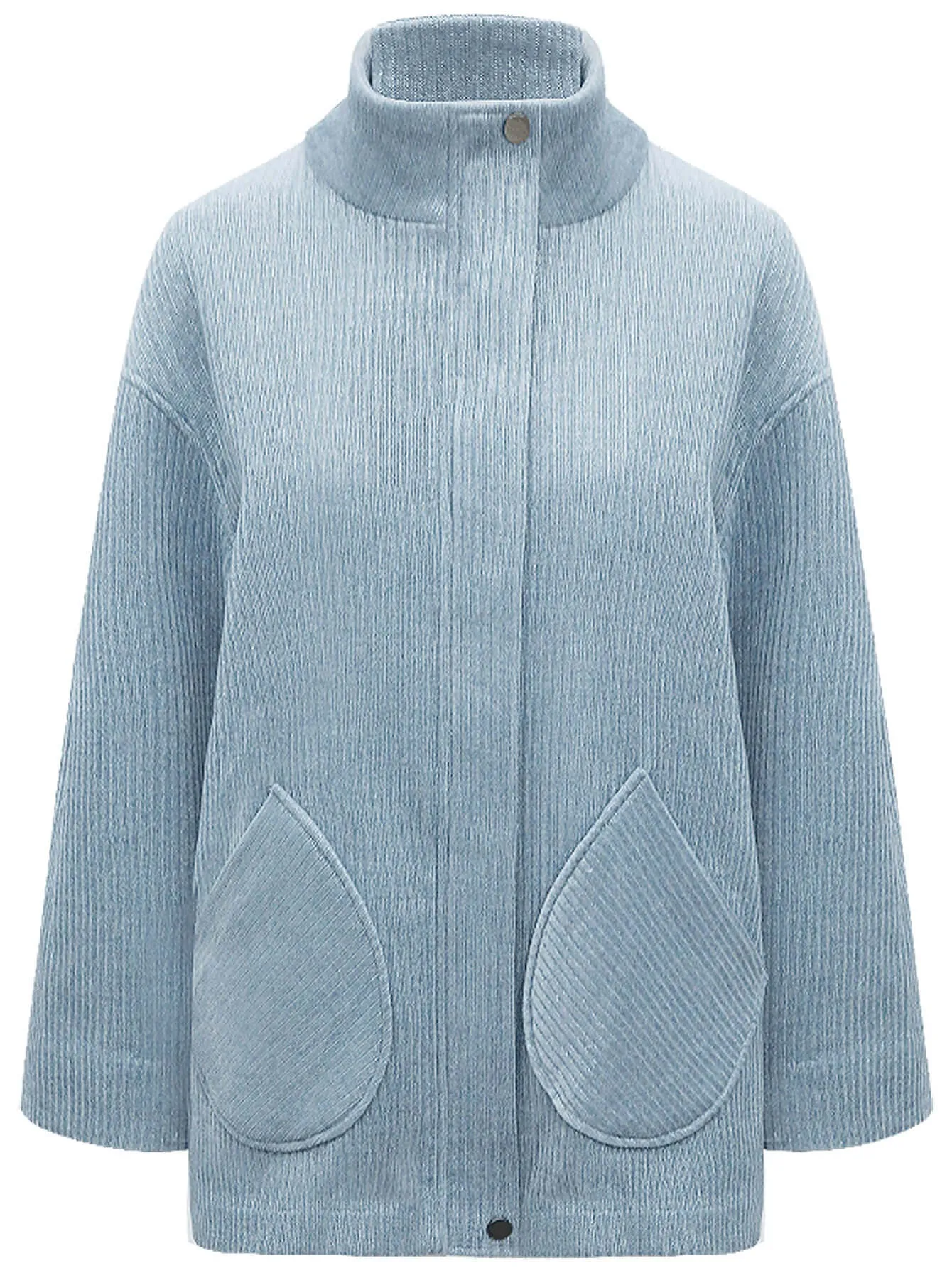 Powder Blue Chenille Coat