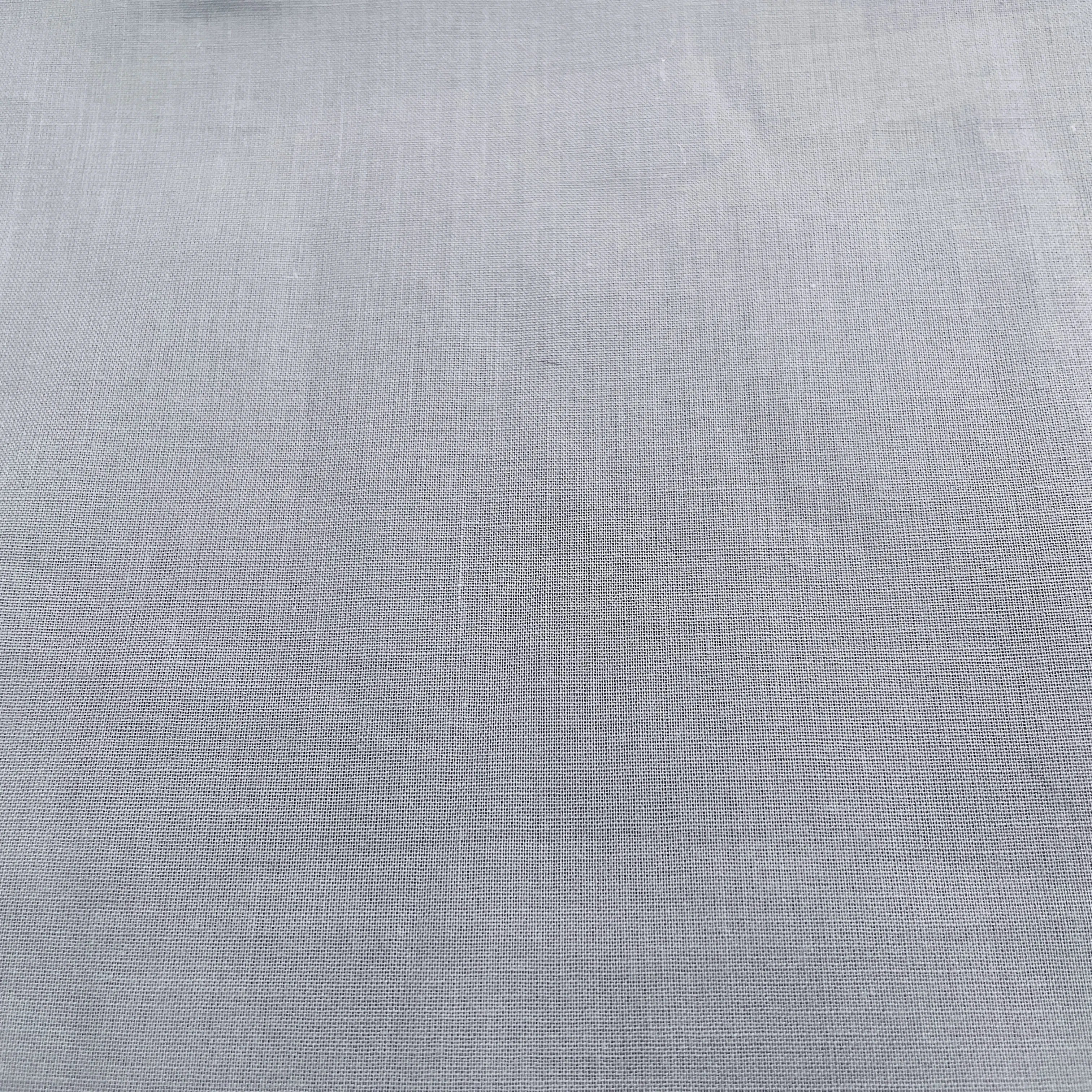 Premium Grey Solid Cotton Mulmul Fabric