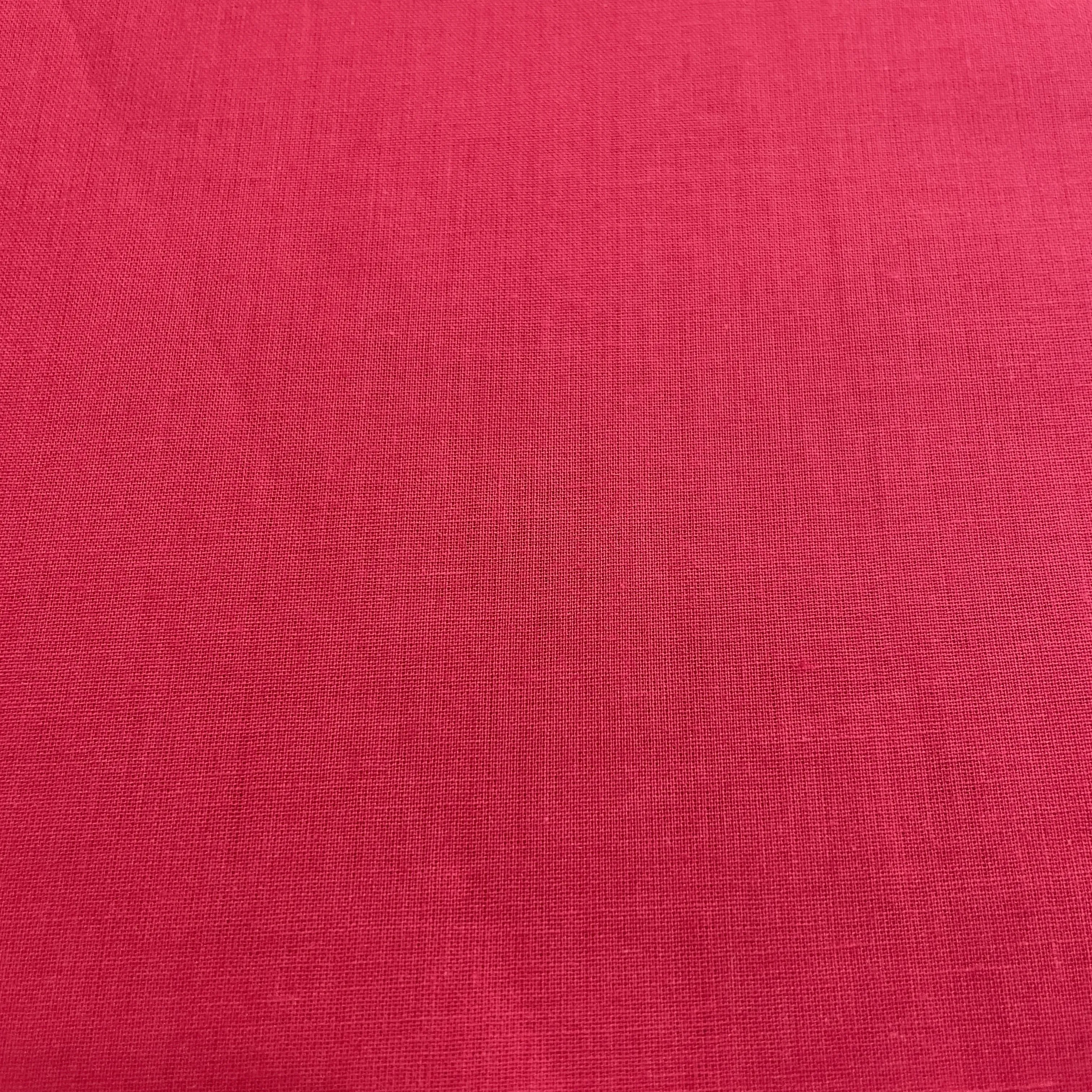 Premium Magenta Pink Solid Cotton Mulmul Fabric