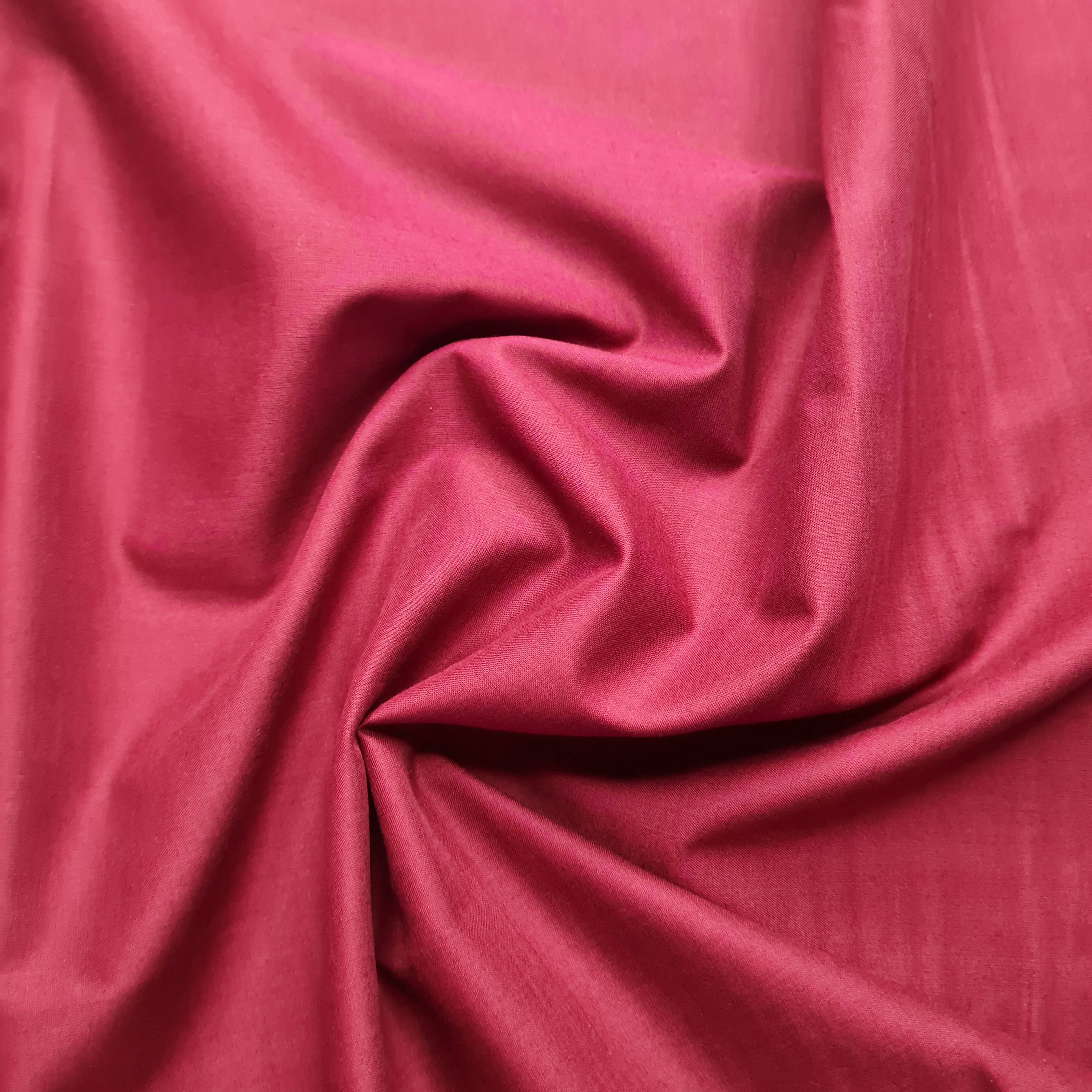 Premium Maroon Solid Cotton Mulmul Fabric