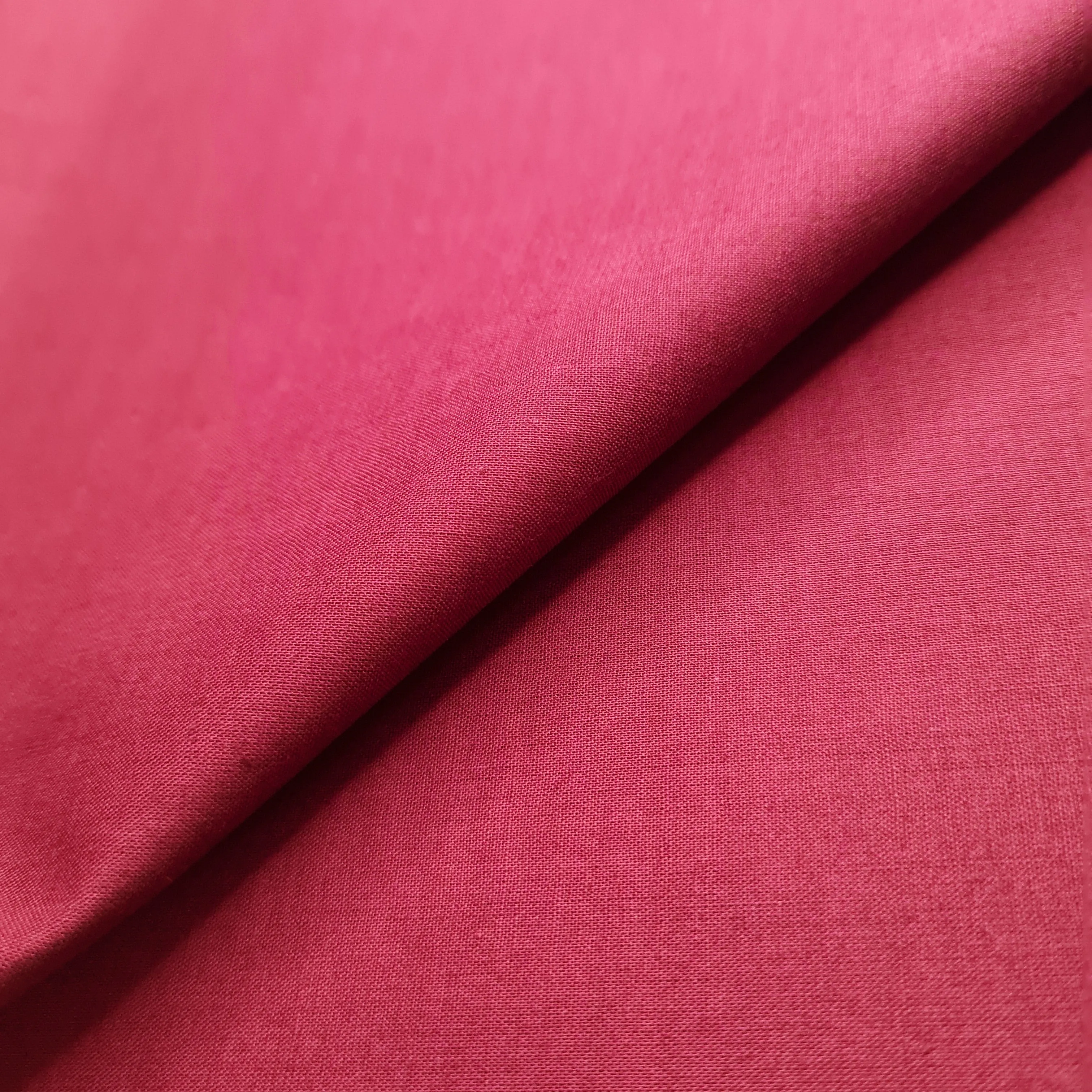 Premium Maroon Solid Cotton Mulmul Fabric