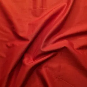 Premium Red Solid Cotton Mulmul Fabric