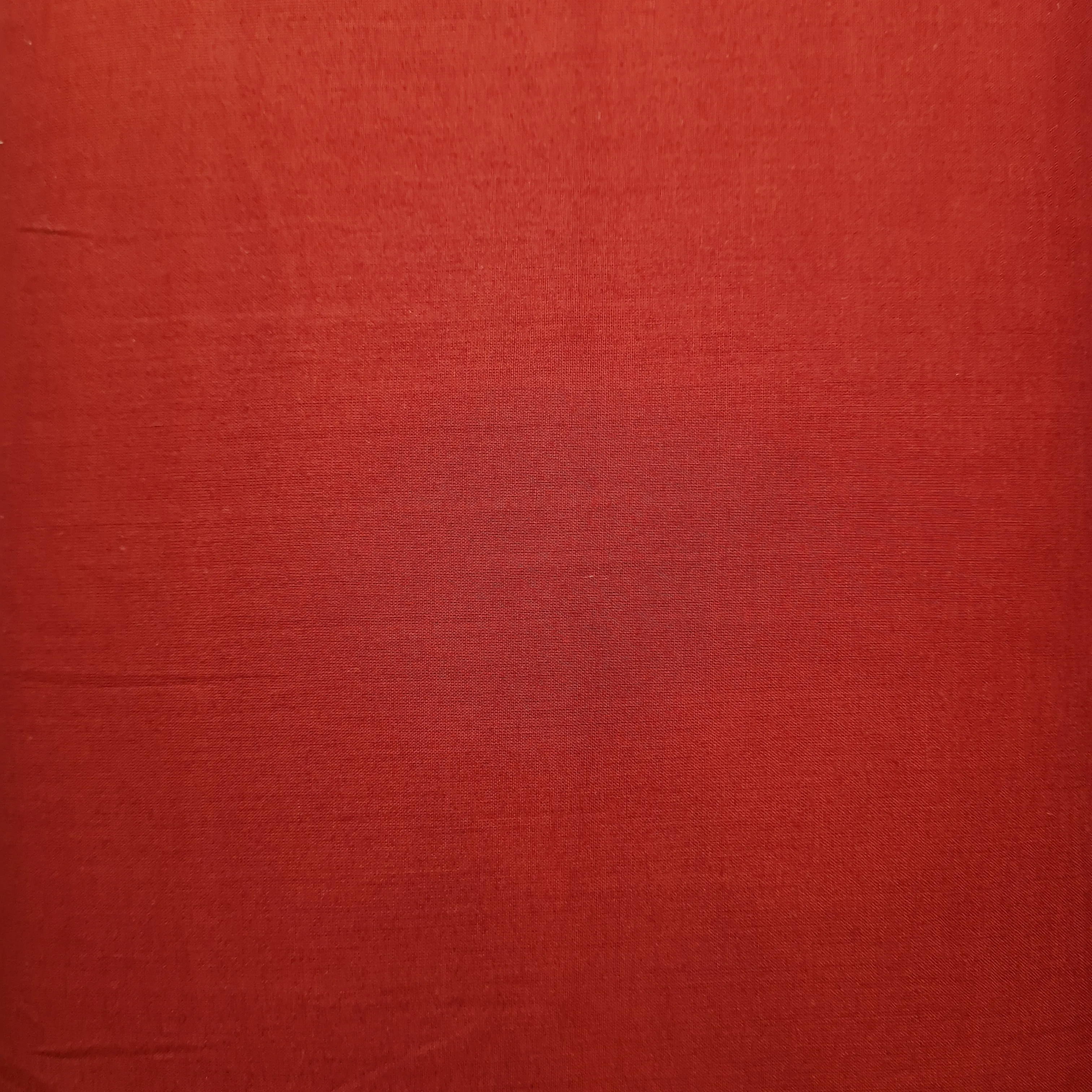 Premium Red Solid Cotton Mulmul Fabric