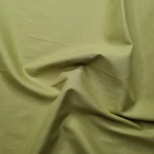 Premium Sweet Leaf Green Solid Cotton Mulmul Fabric