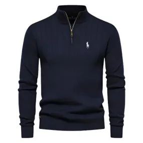 Premium zip sweater for men