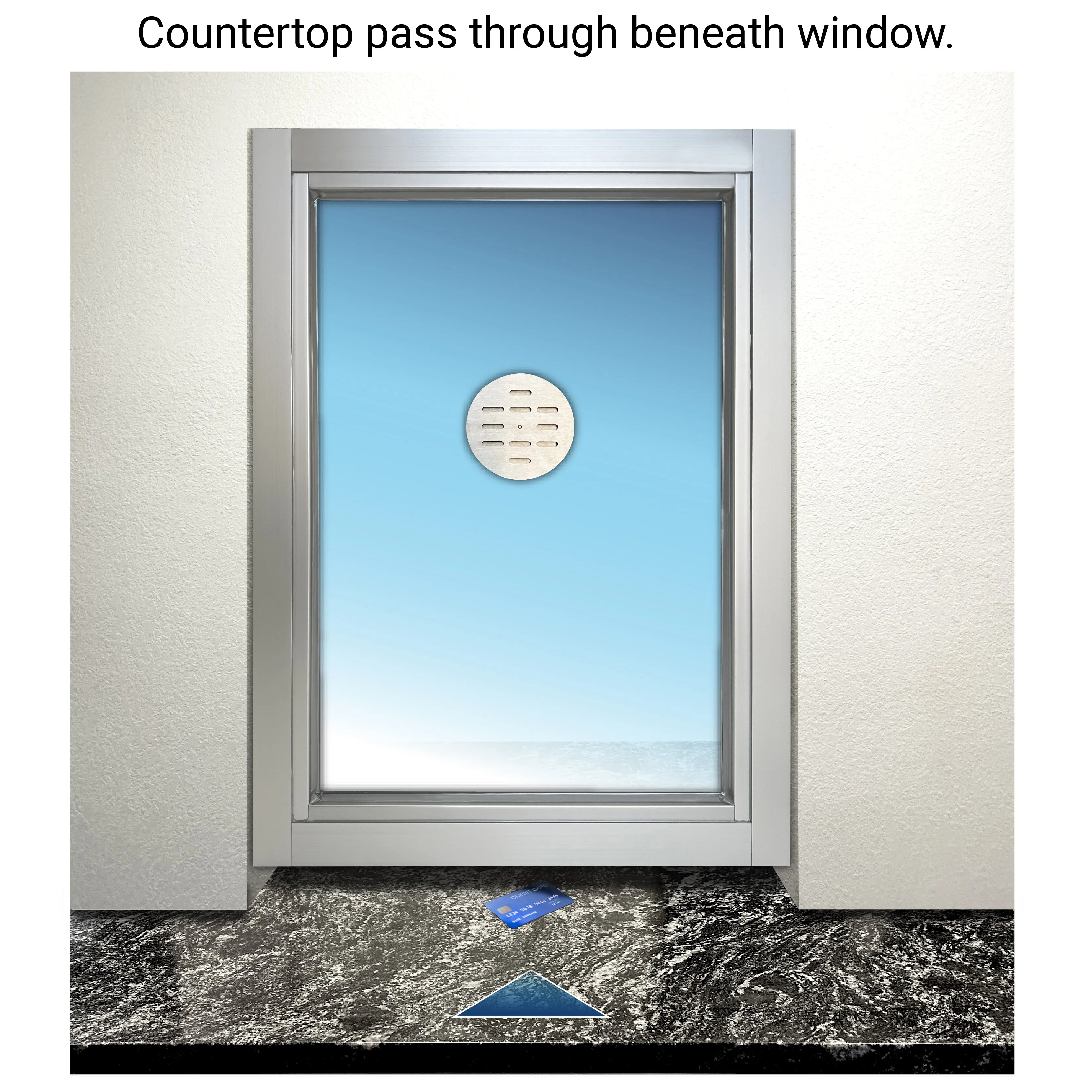 Ready Access 503 Ticket Window, Teller Window, Cashier Window | 1/4" Tempered | Multiple Color Options