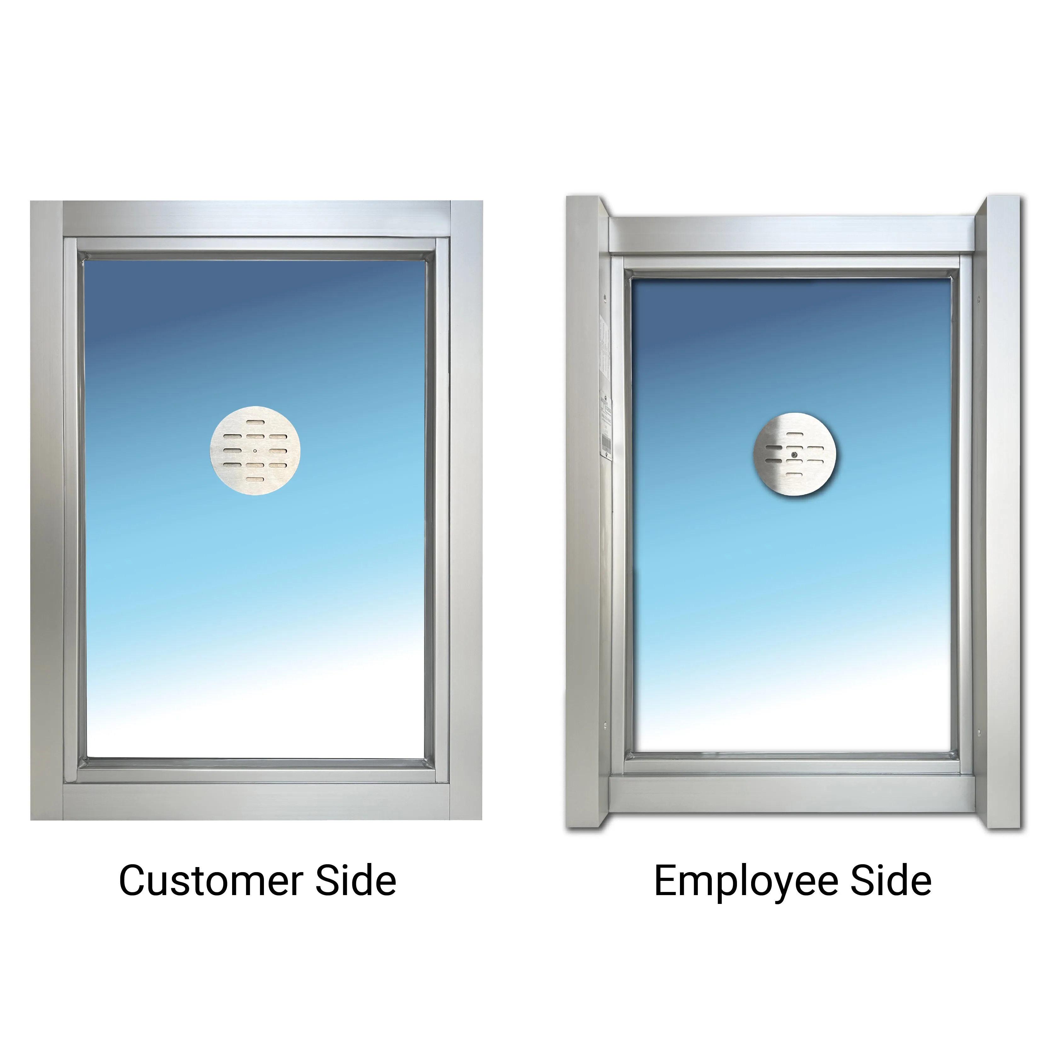 Ready Access 503 Ticket Window, Teller Window, Cashier Window | 1/4" Tempered | Multiple Color Options