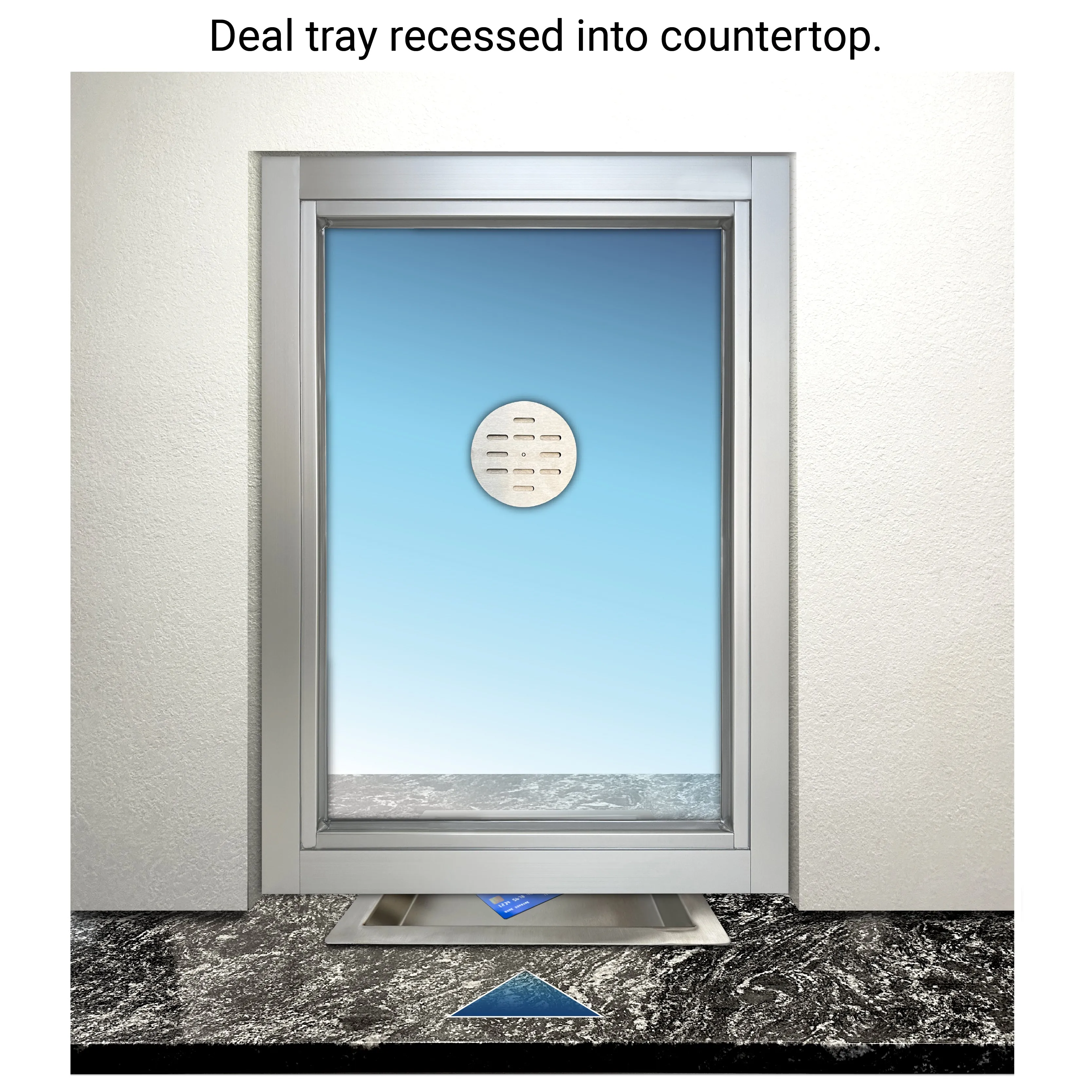 Ready Access 503 Ticket Window, Teller Window, Cashier Window | 1/4" Tempered | Multiple Color Options