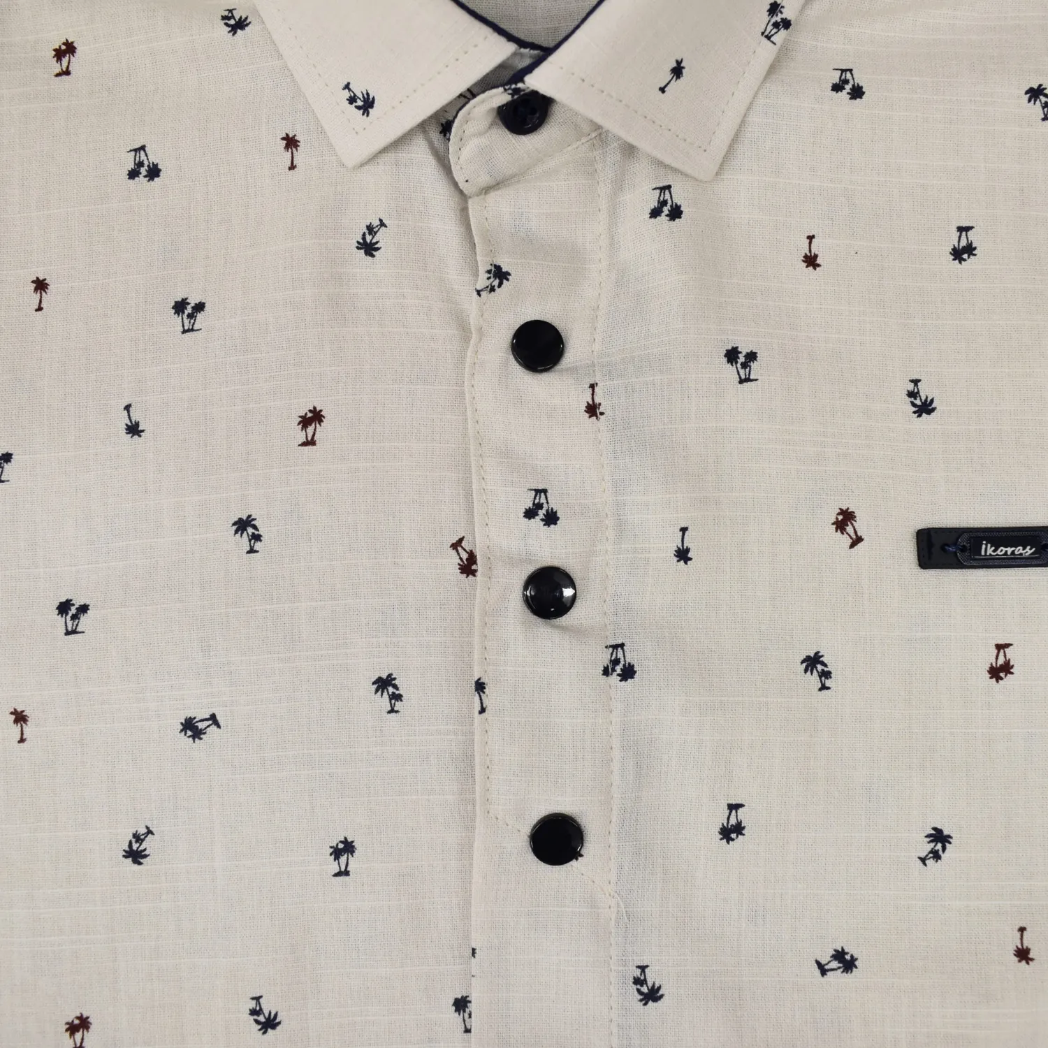 Red Palm Boys Cotton Shirt