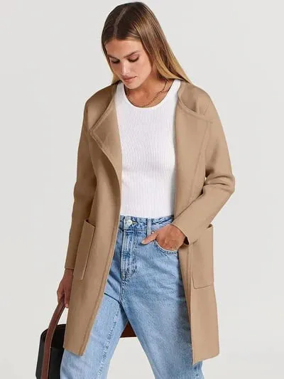 Samantha - Lapel Classy Coat