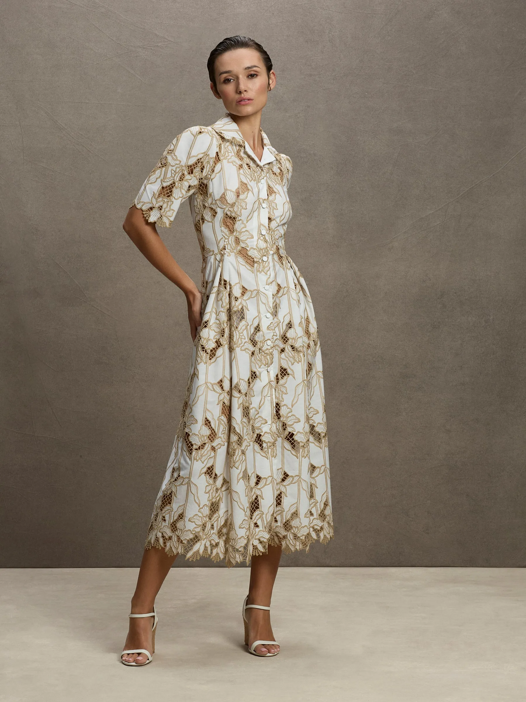 Sandy Shirt Dress - Ivory