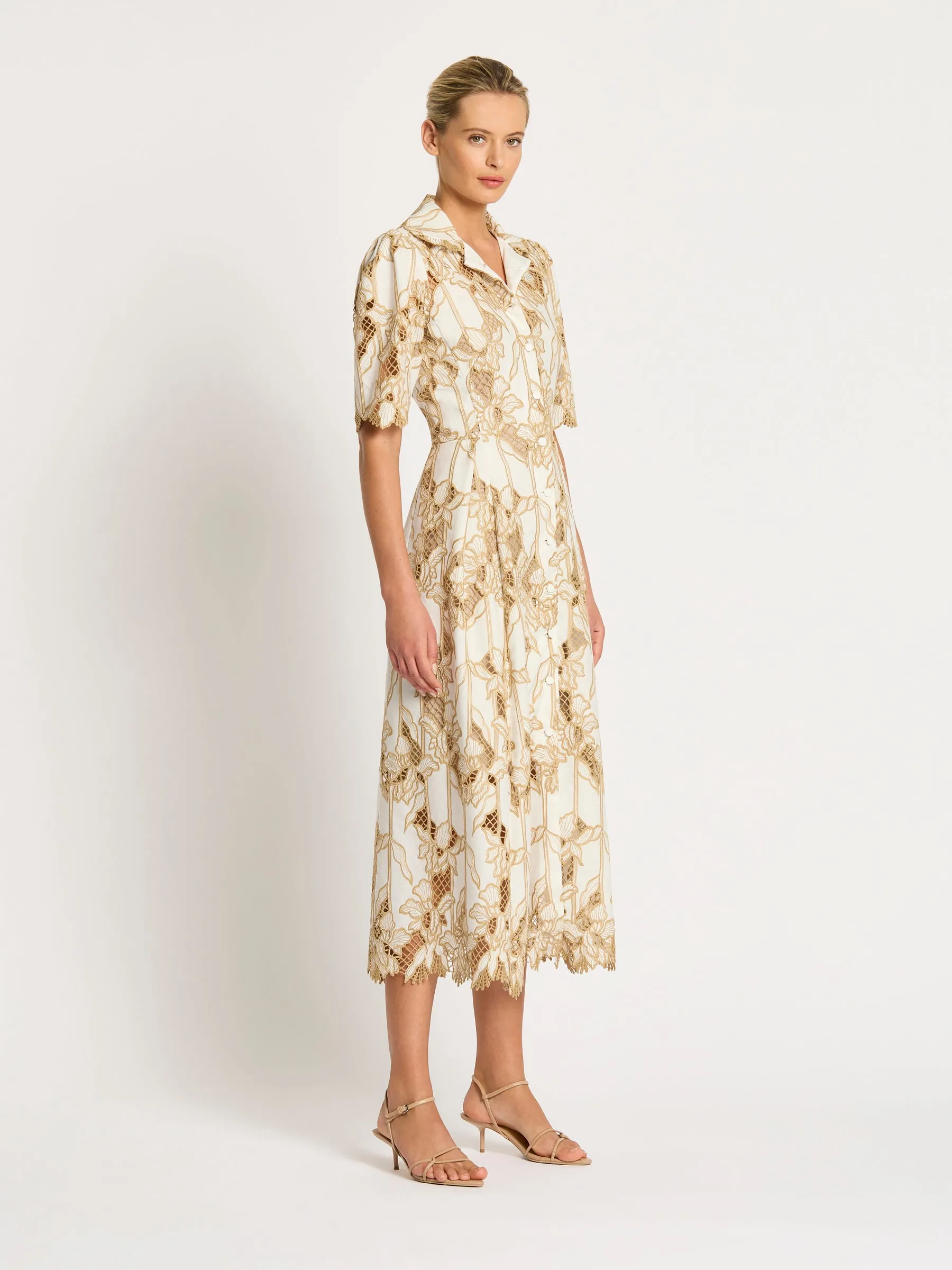 Sandy Shirt Dress - Ivory