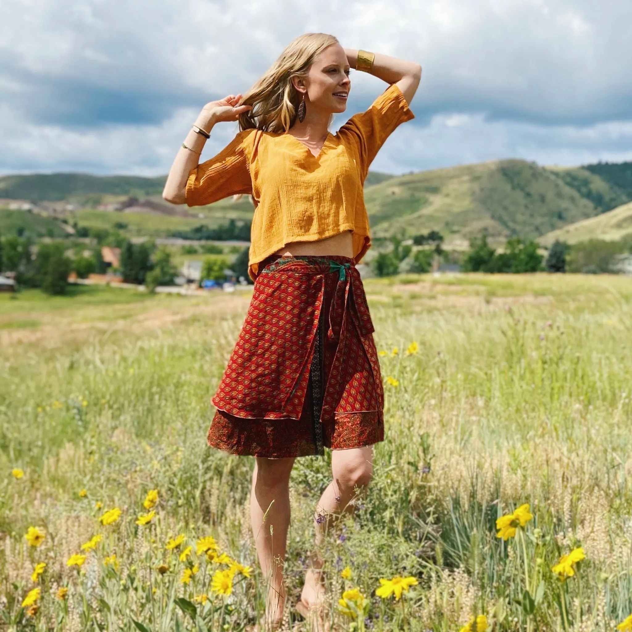 Sari Wrap Skirt