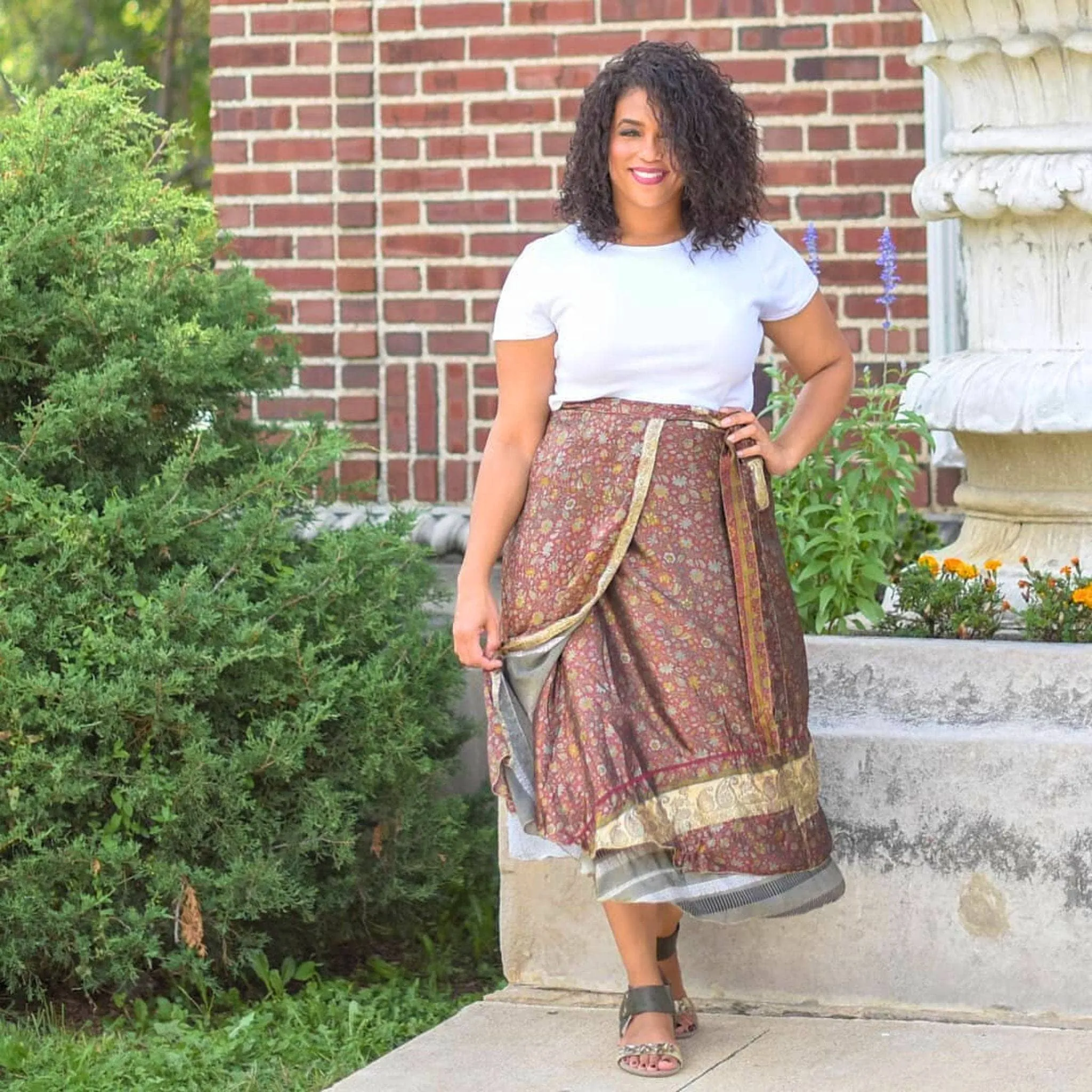 Sari Wrap Skirt