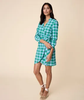 Seersucker Mila Shirt Dress