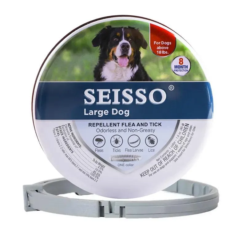 SEISSO Pet Anti-Flea Collar 8 Months Protection