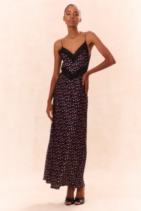 Serita Silk Floral Maxi Dress