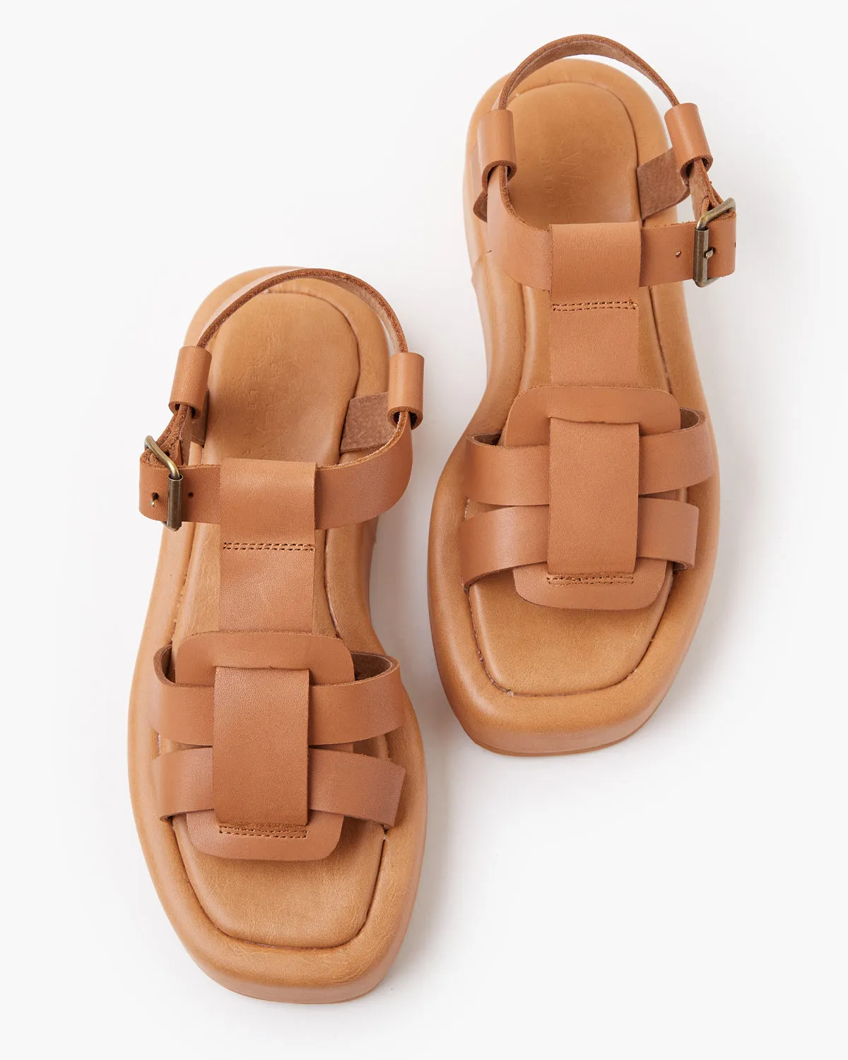 Siena Leather Sandal - Tan