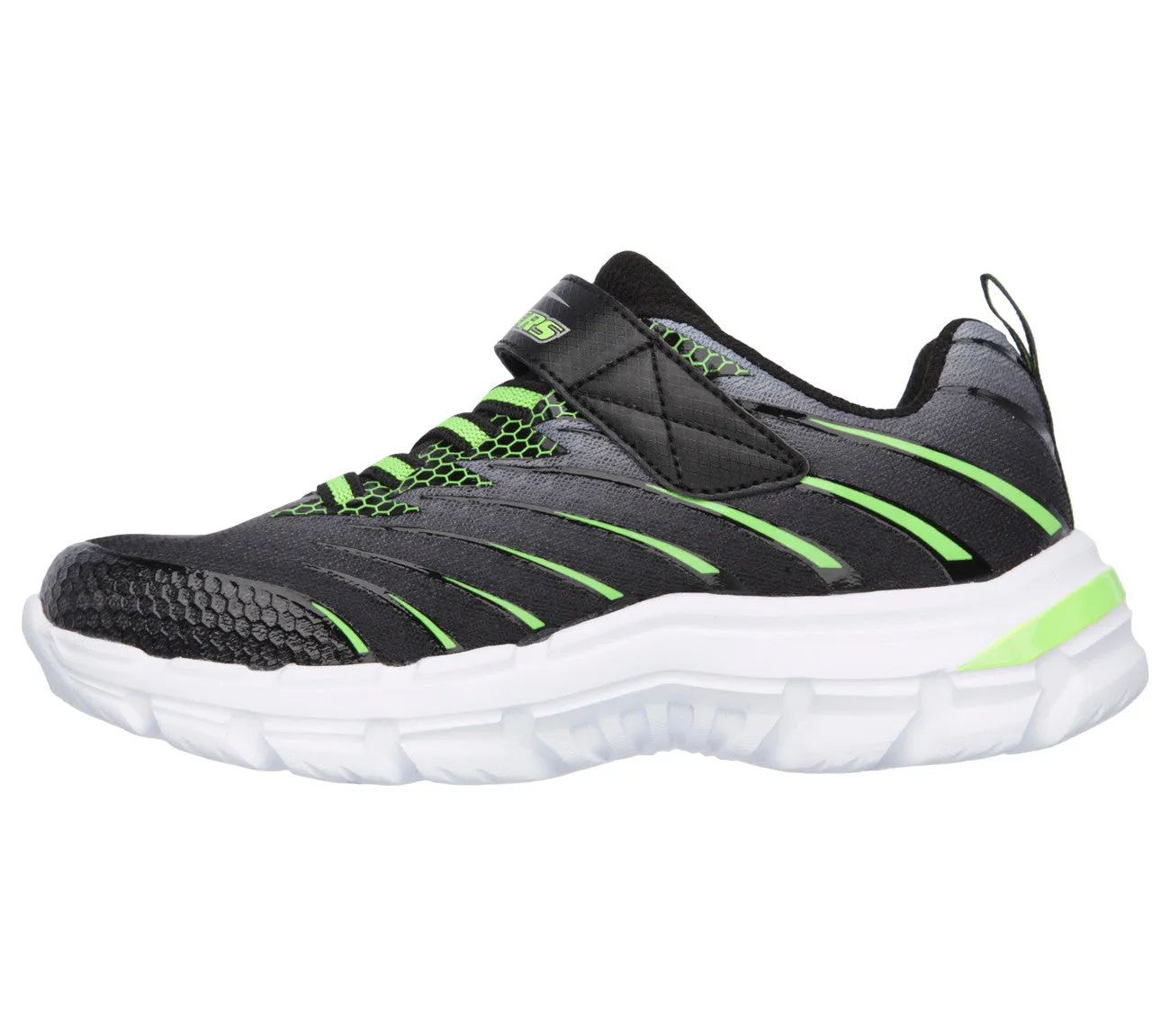 Skechers Black/Lime Nitrate Sneaker