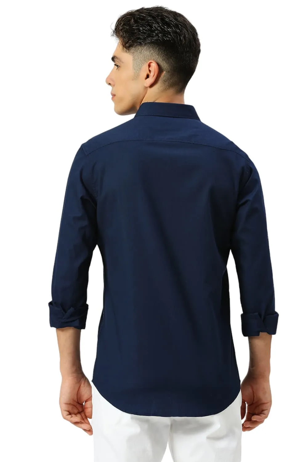 Slim Fit Cotton Crepe Shirts