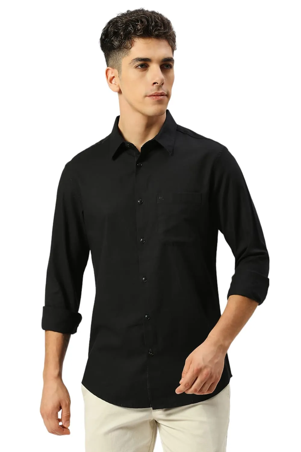 Slim Fit Cotton Crepe Shirts