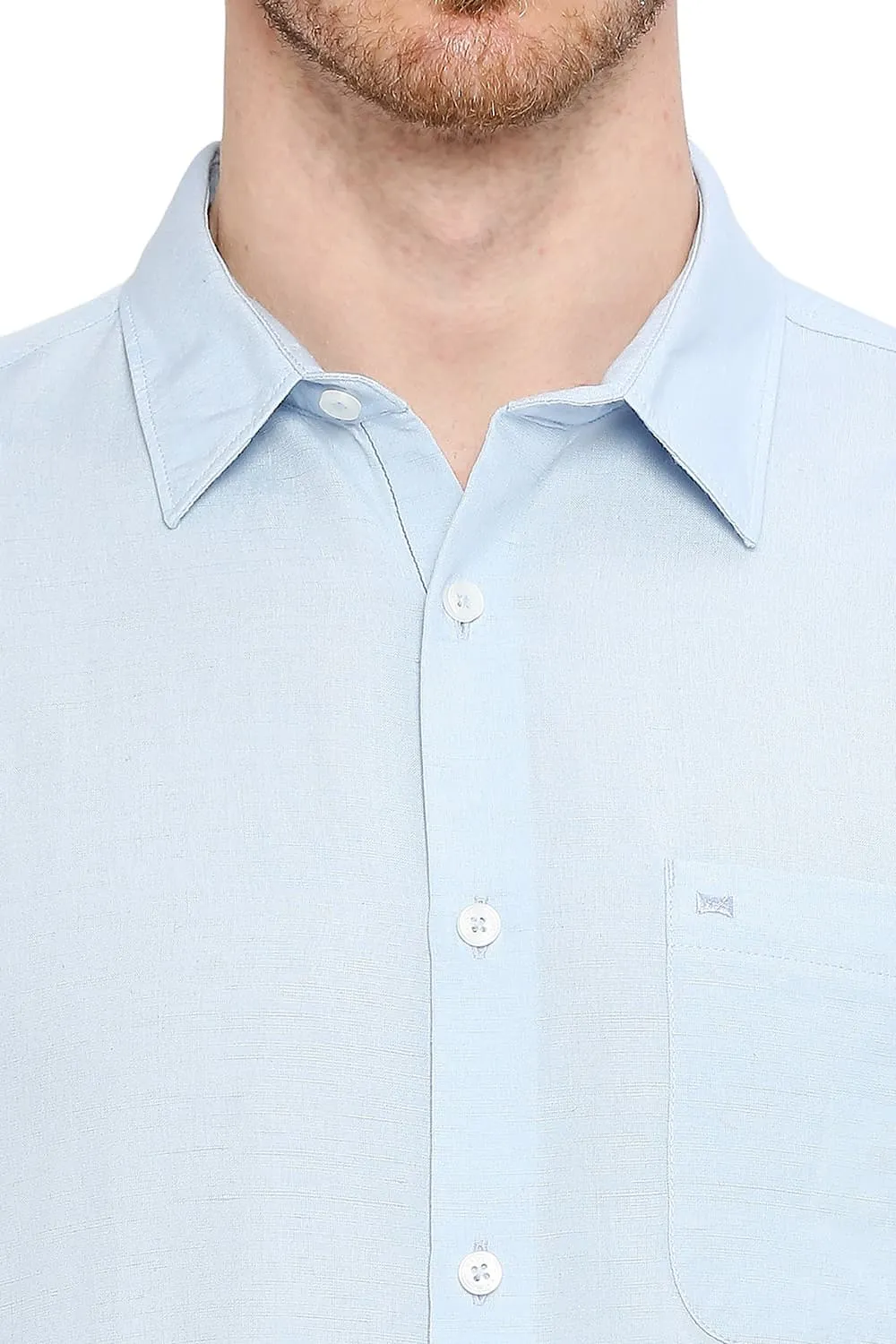 Slim Fit Viscose Linen Shirt