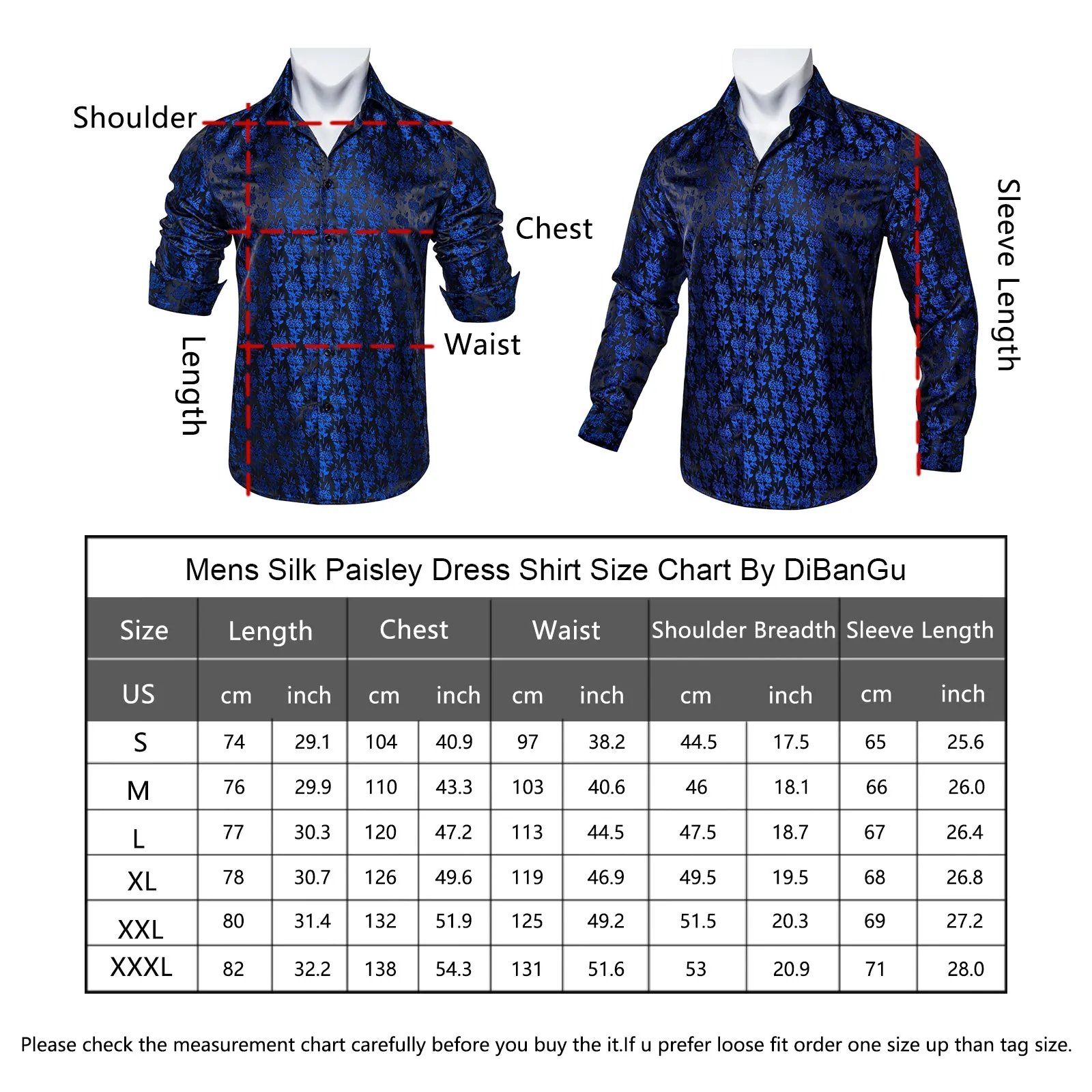 Splicing Style Silver Grey with Black Paisley Edge Men's Solid Long Sleeve Shirt